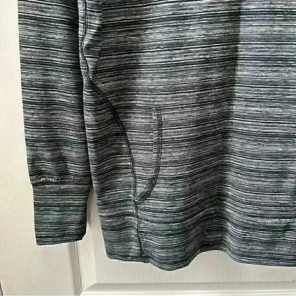 Champion Active Gym Hoodie Pullover Workout Top Athletic Black Grey SpaceDye XS - Picture 8 of 16